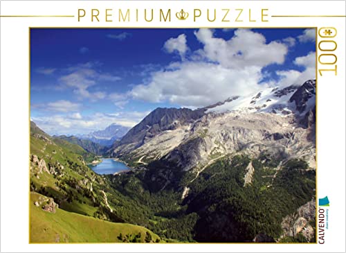 CALVENDO Puzzle Marmolada mit Fedaiasee 1000 Teile Puzzle quer | 1000 Teile Lege-Größe 64 x 48 cm Foto-Puzzle für glückliche Stunden CALVENDO Puzzle Marmolada mit Fedaiasee 1000 Teile Puzzle quer | 1000 Teile Lege-Größe 64 x 48 cm Foto-Puzzle für glückliche Stunden von CALVENDO