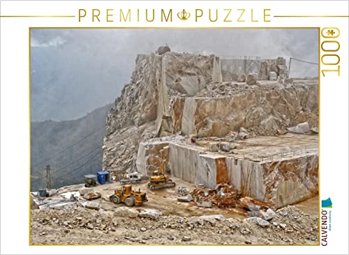 CALVENDO Puzzle Marmor Abbau auf knapp 1000 m Höhe 1000 Teile Puzzle quer | 1000 Teile Lege-Größe 64 x 48 cm Foto-Puzzle für glückliche Stunden von CALVENDO