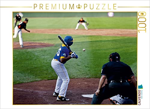 CALVENDO Puzzle Match - Kultsport Baseball 1000 Teile Puzzle quer | 1000 Teile Lege-Größe 64 x 48 cm Foto-Puzzle für glückliche Stunden von CALVENDO