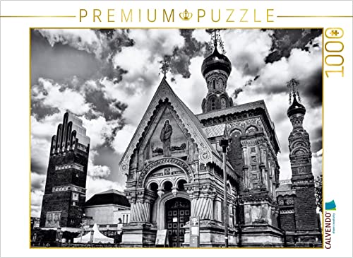 CALVENDO Puzzle Mathildenhöhe 1000 Teile Puzzle quer | 1000 Teile Lege-Größe 64 x 48 cm Foto-Puzzle für glückliche Stunden von CALVENDO