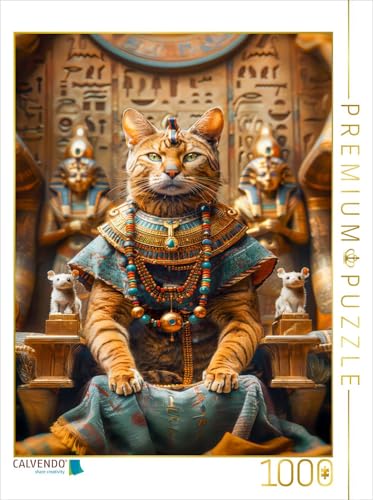 CALVENDO Puzzle Mauhotep Katze in der faszinierenden Welt der Pharaonen | 1000 Teile Lege-Größe 48 x 64 cm Foto-Puzzle für glückliche Stunden CALVENDO Puzzle Mauhotep Katze in der faszinierenden Welt der Pharaonen | 1000 Teile Lege-Größe 48 x 64 cm Foto-Puzzle für glückliche Stunden von CALVENDO