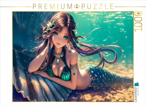 CALVENDO Puzzle Meerjungfrau | 1000 Teile Lege-Größe 64 x 48 cm Foto-Puzzle für glückliche Stunden von CALVENDO