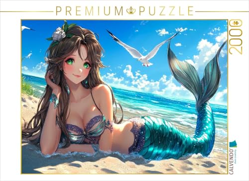 CALVENDO Puzzle Meerjungfrau | 2000 Teile Lege-Größe 90 x 67 cm Foto-Puzzle für glückliche Stunden von CALVENDO