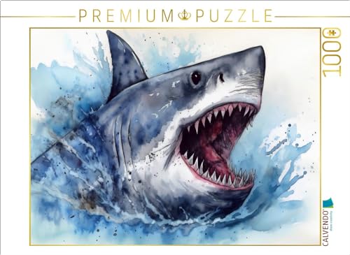 CALVENDO Puzzle Megalodon | Lege-Größe cm Foto-Puzzle für glückliche Stunden von CALVENDO