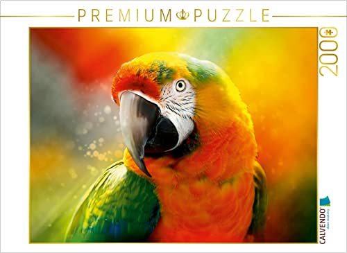 CALVENDO Puzzle Mein bunter Papagei 2000 Teile Puzzle quer | 2000 Teile Lege-Größe 90 x 67 cm Foto-Puzzle für glückliche Stunden von CALVENDO