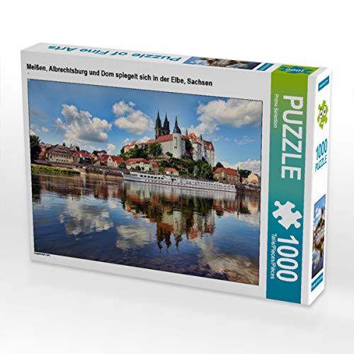 CALVENDO Puzzle Meißen, Albrechtsburg und Dom spiegelt Sich in der Elbe, Sachsen 1000 Teile Puzzle quer | 1000 Teile Lege-Größe 64 x 48 cm Foto-Puzzle für glückliche Stunden CALVENDO Puzzle Meißen, Albrechtsburg und Dom spiegelt Sich in der Elbe, Sachsen 1000 Teile Puzzle quer | 1000 Teile Lege-Größe 64 x 48 cm Foto-Puzzle für glückliche Stunden von CALVENDO
