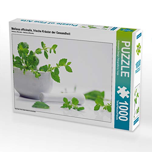 CALVENDO Puzzle Melissa officinalis, frische Kräuter der Gesundheit 1000 Teile Puzzle quer | Lege-Größe cm Foto-Puzzle für glückliche Stunden von CALVENDO