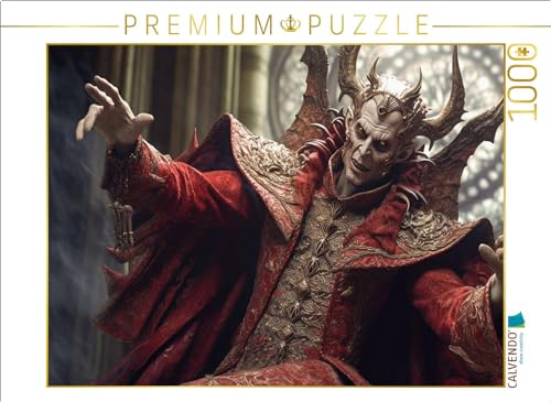 CALVENDO Puzzle Mephistopheles von Johann Wolfgang von Goethe | 1000 Teile Lege-Größe 64 x 48 cm Foto-Puzzle für glückliche Stunden von CALVENDO