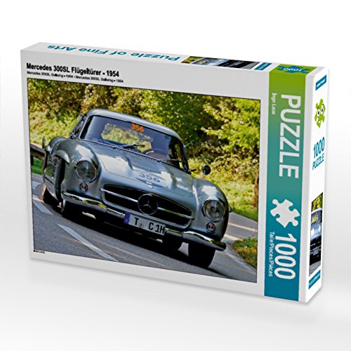 CALVENDO Puzzle Mercedes 300SL Flügeltürer - 1954 1000 Teile Puzzle quer | Lege-Größe cm Foto-Puzzle für glückliche Stunden von CALVENDO