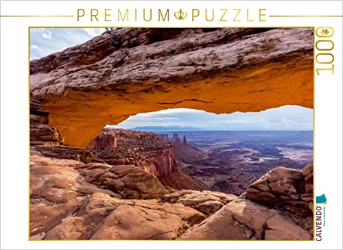 CALVENDO Puzzle Mesa Arch - Canyonlands National Park 1000 Teile Puzzle quer | 1000 Teile Lege-Größe 64 x 48 cm Foto-Puzzle für glückliche Stunden von CALVENDO