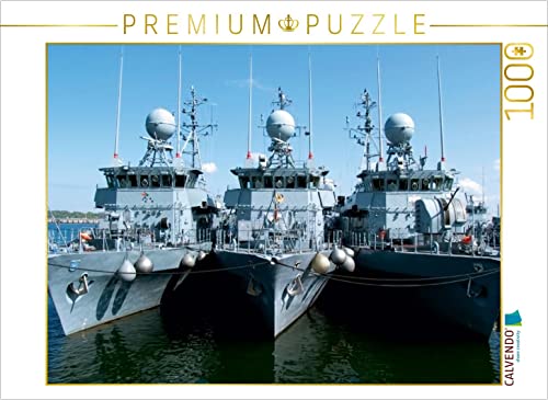 CALVENDO Puzzle Minensuchboote der Marine 1000 Teile Puzzle quer | 1000 Teile Lege-Größe 64 x 48 cm Foto-Puzzle für glückliche Stunden CALVENDO Puzzle Minensuchboote der Marine 1000 Teile Puzzle quer | 1000 Teile Lege-Größe 64 x 48 cm Foto-Puzzle für glückliche Stunden von CALVENDO