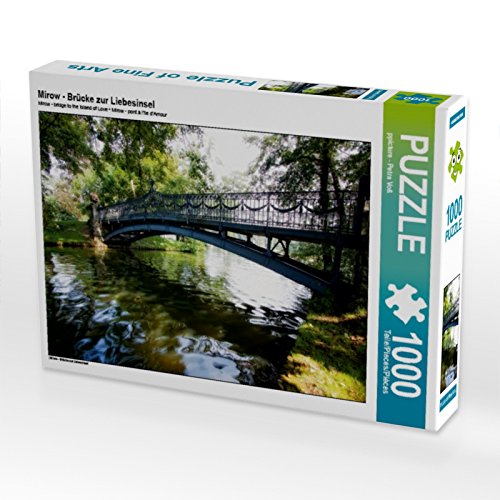 CALVENDO Puzzle Mirow - Brücke zur Liebesinsel 1000 Teile Puzzle quer | 1000 Teile Lege-Größe 64 x 48 cm Foto-Puzzle für glückliche Stunden von CALVENDO