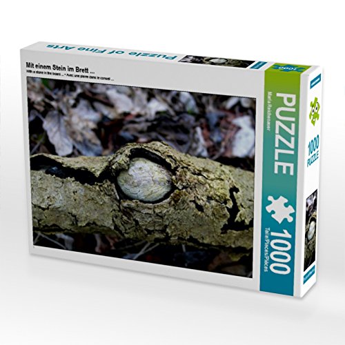 CALVENDO Puzzle Mit einem Stein im Brett ... 1000 Teile Puzzle quer | Lege-Größe cm Foto-Puzzle für glückliche Stunden von CALVENDO