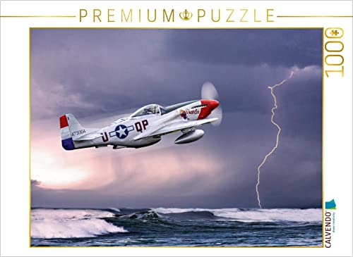 CALVENDO Puzzle Modellflugzeug in Aktion 1000 Teile Puzzle quer | 1000 Teile Lege-Größe 64 x 48 cm Foto-Puzzle für glückliche Stunden von CALVENDO