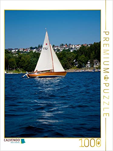 CALVENDO Puzzle Monika Merten, KSCH, mit Hansa-Jolle 1000 Teile Puzzle hoch | 1000 Teile Lege-Größe 48 x 64 cm Foto-Puzzle für glückliche Stunden von CALVENDO