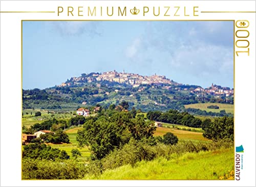 CALVENDO Puzzle Montepulciano 1000 Teile Puzzle quer | 1000 Teile Lege-Größe 64 x 48 cm Foto-Puzzle für glückliche Stunden von CALVENDO