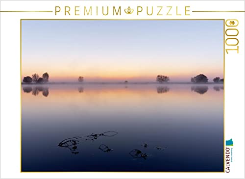 CALVENDO Puzzle Morgenrot an der Elbe 1000 Teile Lege-Größe 64 x 48 cm Foto-Puzzle Bild von Andreas Kretschmar von CALVENDO