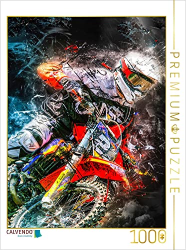 CALVENDO Puzzle Motocross 1000 Teile Lege-Größe 48 x 64 cm Foto-Puzzle Bild von Peter Roder von CALVENDO