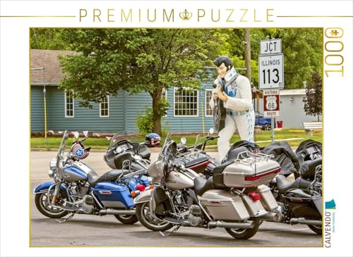 CALVENDO Puzzle Motorräder parken an der Route 66, Braidwood, USA 1000 Teile Lege-Größe 64 x 48 cm Foto-Puzzle Bild Verlag CALVENDO Puzzle Motorräder parken an der Route 66, Braidwood, USA 1000 Teile Lege-Größe 64 x 48 cm Foto-Puzzle Bild Verlag von CALVENDO