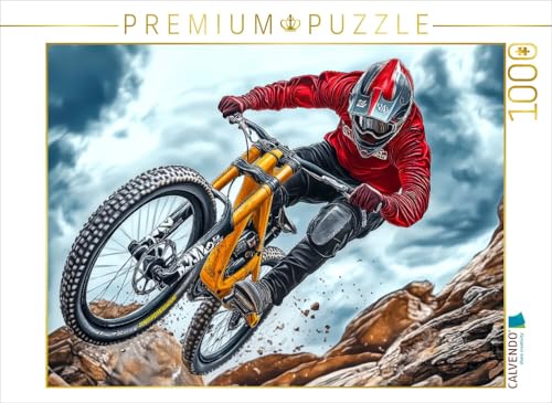 CALVENDO Puzzle Mountainbike | 1000 Teile Lege-Größe 64 x 48 cm Foto-Puzzle für glückliche Stunden von CALVENDO