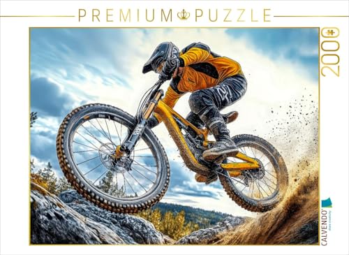 CALVENDO Puzzle Mountainbike | 2000 Teile Lege-Größe 90 x 67 cm Foto-Puzzle für glückliche Stunden von CALVENDO