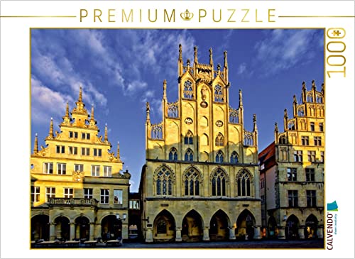 CALVENDO Puzzle Münster - Das Rathaus, EIN gotischer BAU aus der Mitte des 14. Jahrhunderts 1000 Teile Puzzle quer | 1000 Teile Lege-Größe 64 x 48 cm Foto-Puzzle für glückliche Stunden CALVENDO Puzzle Münster - Das Rathaus, EIN gotischer BAU aus der Mitte des 14. Jahrhunderts 1000 Teile Puzzle quer | 1000 Teile Lege-Größe 64 x 48 cm Foto-Puzzle für glückliche Stunden von CALVENDO