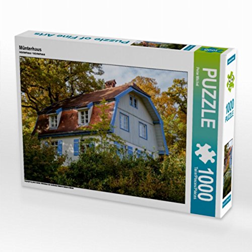 CALVENDO Puzzle Münterhaus 1000 Teile Puzzle quer | Lege-Größe cm Foto-Puzzle für glückliche Stunden von CALVENDO
