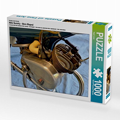 CALVENDO Puzzle NSU Quickly - Mein Moped 1000 Teile Lege-Größe 64 x 48 cm Foto-Puzzle Bild von Ingo Laue von CALVENDO