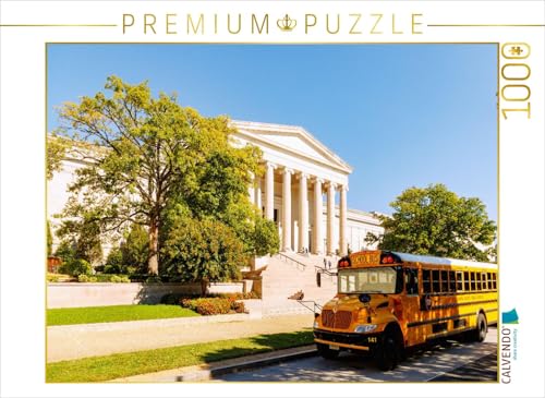 CALVENDO Puzzle National Gallery of Art und Schulbus – Washington, D.C. | 1000 Teile Lege-Größe 64 x 48 cm Foto-Puzzle für glückliche Stunden CALVENDO Puzzle National Gallery of Art und Schulbus – Washington, D.C. | 1000 Teile Lege-Größe 64 x 48 cm Foto-Puzzle für glückliche Stunden von CALVENDO