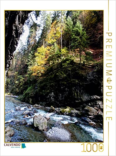 CALVENDO Puzzle Naturerlebnis Breitachklamm 1000 Teile Puzzle hoch | 1000 Teile Lege-Größe 48 x 64 cm Foto-Puzzle für glückliche Stunden von CALVENDO