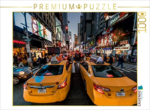 CALVENDO Puzzle New York 7th Avenue 1000 Teile Puzzle quer | 1000 Teile Lege-Größe 64 x 48 cm Foto-Puzzle für glückliche Stunden von CALVENDO