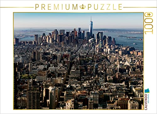 CALVENDO Puzzle New York Stadtübersicht 1000 Teile Lege-Größe 64 x 48 cm Foto-Puzzle Bild von Kurt Krause von CALVENDO