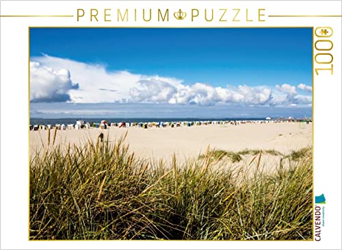 CALVENDO Puzzle Norddeich, Strand 1000 Teile Puzzle quer | 1000 Teile Lege-Größe 64 x 48 cm Foto-Puzzle für glückliche Stunden von CALVENDO