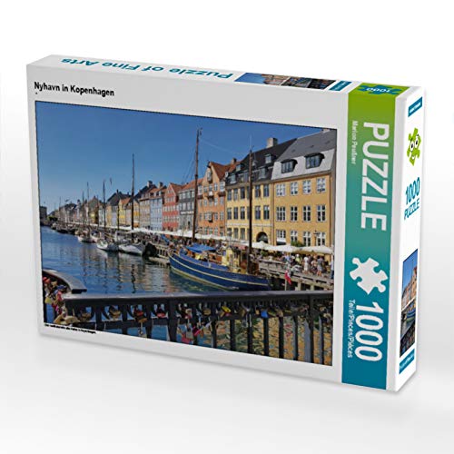 CALVENDO Puzzle Nyhavn in Kopenhagen 1000 Teile Puzzle quer | Lege-Größe cm Foto-Puzzle für glückliche Stunden von CALVENDO