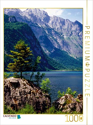 CALVENDO Puzzle Obersee, umgeben von hohen Bergen 1000 Teile Puzzle hoch | 1000 Teile Lege-Größe 48 x 64 cm Foto-Puzzle für glückliche Stunden von CALVENDO