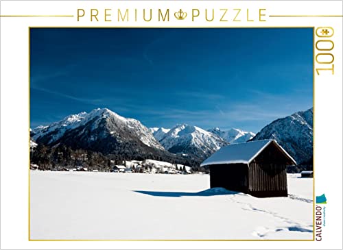 CALVENDO Puzzle Oberstdorfer Berge 1000 Teile Puzzle quer | 1000 Teile Lege-Größe 64 x 48 cm Foto-Puzzle für glückliche Stunden von CALVENDO