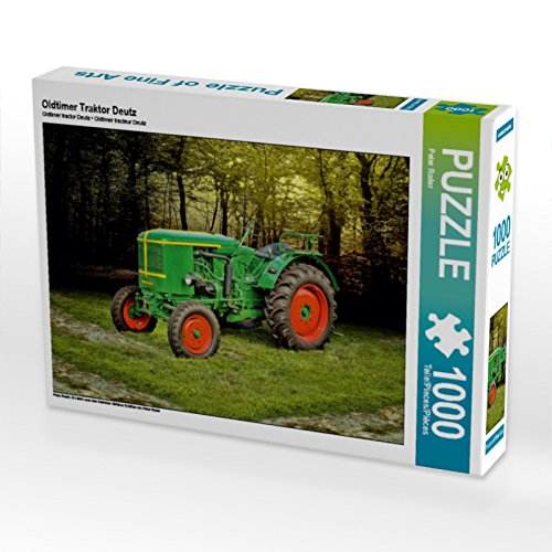 CALVENDO Puzzle Oldtimer Traktor Deutz 1000 Teile Lege-Größe 64 x 48 cm Foto-Puzzle Bild von Peter Roder von CALVENDO