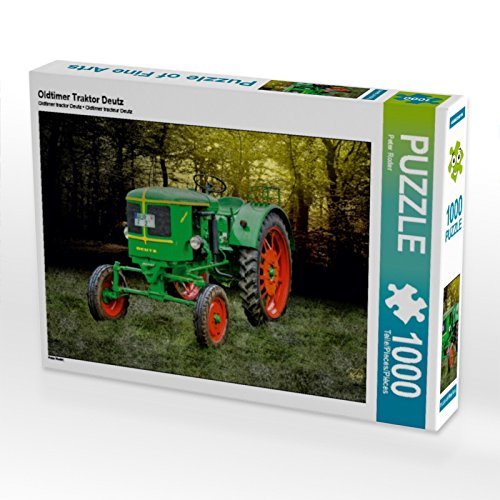 CALVENDO Puzzle Oldtimer Traktor Deutz 1000 Teile Puzzle quer | 1000 Teile Lege-Größe 64 x 48 cm Foto-Puzzle für glückliche Stunden CALVENDO Puzzle Oldtimer Traktor Deutz 1000 Teile Puzzle quer | 1000 Teile Lege-Größe 64 x 48 cm Foto-Puzzle für glückliche Stunden von CALVENDO