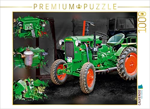 CALVENDO Puzzle Oldtimer Traktor Deutz 1000 Teile Puzzle quer | Lege-Größe cm Foto-Puzzle für glückliche Stunden von CALVENDO