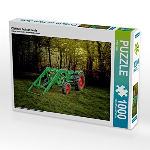 CALVENDO Puzzle Oldtimer Traktor Deutz 1000 Teile Puzzle quer | Lege-Größe cm Foto-Puzzle für glückliche Stunden von CALVENDO