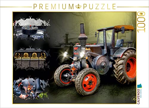 CALVENDO Puzzle Oldtimer Traktor Ursus 1000 Teile Puzzle quer | 1000 Teile Lege-Größe 64 x 48 cm Foto-Puzzle für glückliche Stunden von CALVENDO