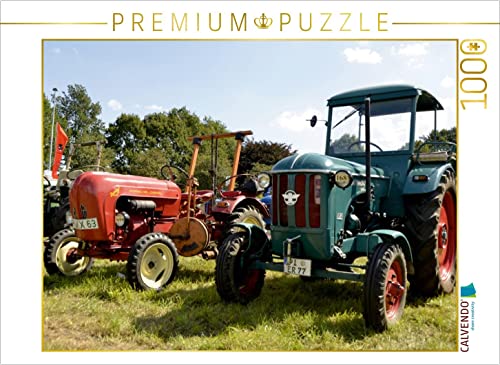 CALVENDO Puzzle Oldtimer Traktoren 1000 Teile Lege-Größe 64 x 48 cm Foto-Puzzle Bild von Diane Jordan von CALVENDO