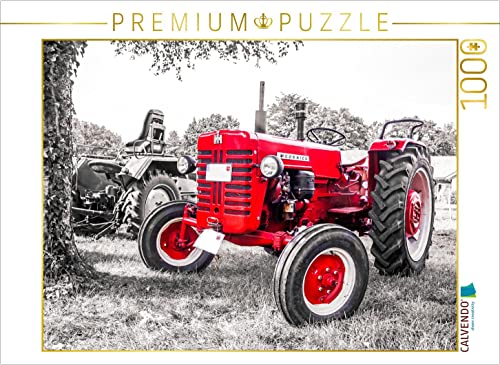 CALVENDO Puzzle Oldtimer Trecker MC Cormick - 1000 Teile Foto-Puzzle für glückliche Stunden von CALVENDO