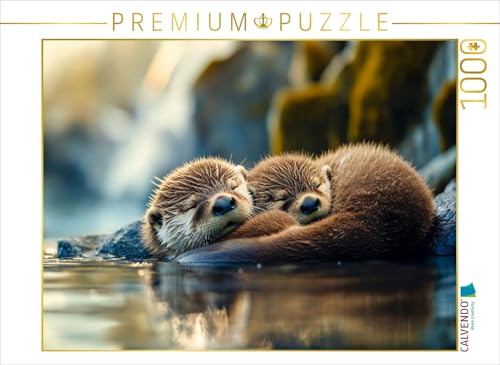 CALVENDO Puzzle Otter | 1000 Teile Lege-Größe 64 x 48 cm Foto-Puzzle für glückliche Stunden von CALVENDO