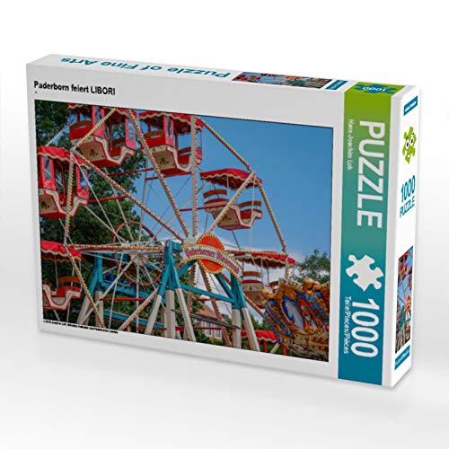 CALVENDO Puzzle Paderborn feiert LIBORI 1000 Teile Puzzle quer | Lege-Größe cm Foto-Puzzle für glückliche Stunden von CALVENDO