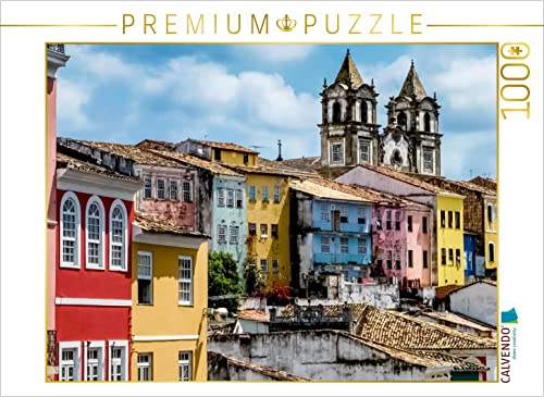 CALVENDO Puzzle Pelourinho Salvador da Bahia 1000 Teile Puzzle quer | 1000 Teile Lege-Größe 64 x 48 cm Foto-Puzzle für glückliche Stunden von CALVENDO
