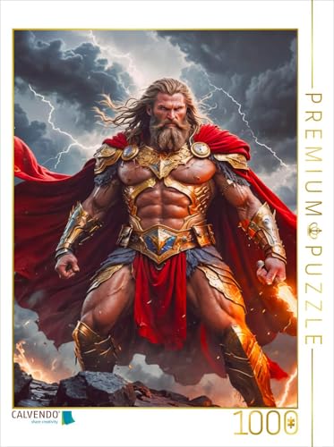 CALVENDO Puzzle Perun, der Gott des Donners und Krieges | 1000 Teile Lege-Größe 48 x 64 cm Foto-Puzzle für glückliche Stunden von CALVENDO