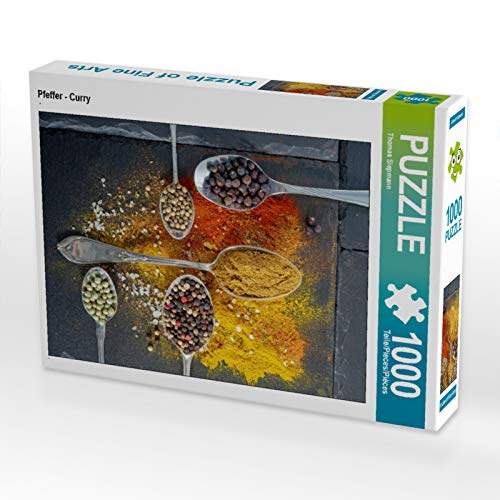 CALVENDO Puzzle Pfeffer - Curry 1000 Teile Puzzle hoch | 1000 Teile Lege-Größe 48 x 64 cm Foto-Puzzle für glückliche Stunden von CALVENDO