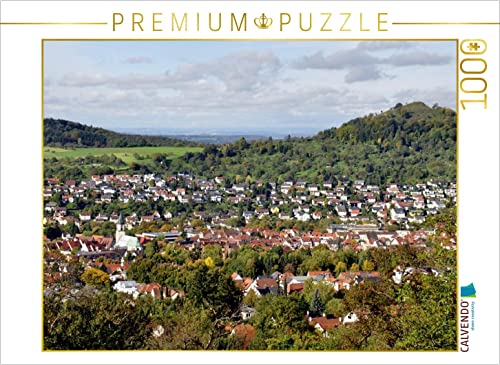 CALVENDO Puzzle Pfullingen und Georgenberg 1000 Teile Puzzle quer | 1000 Teile Lege-Größe 64 x 48 cm Foto-Puzzle für glückliche Stunden von CALVENDO