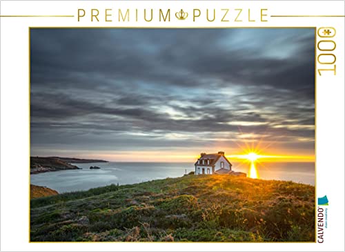 CALVENDO Puzzle Phare du Millier Bretagne 1000 Teile Puzzle quer | 1000 Teile Lege-Größe 64 x 48 cm Foto-Puzzle für glückliche Stunden von CALVENDO